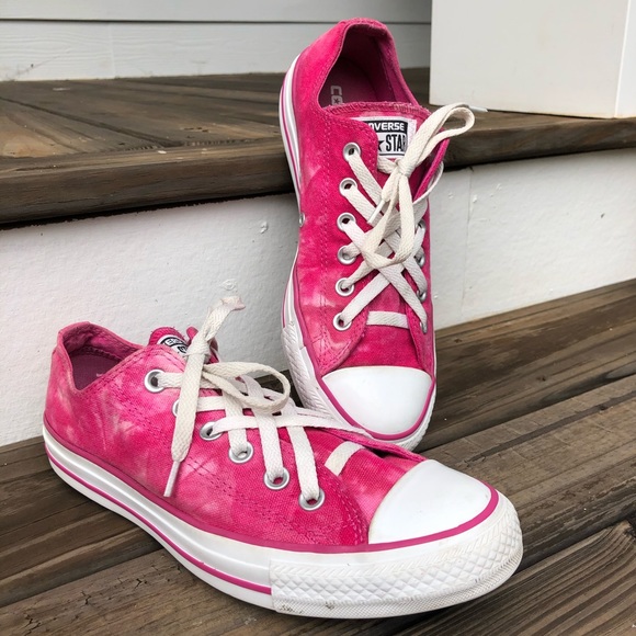 pink tie dye converse
